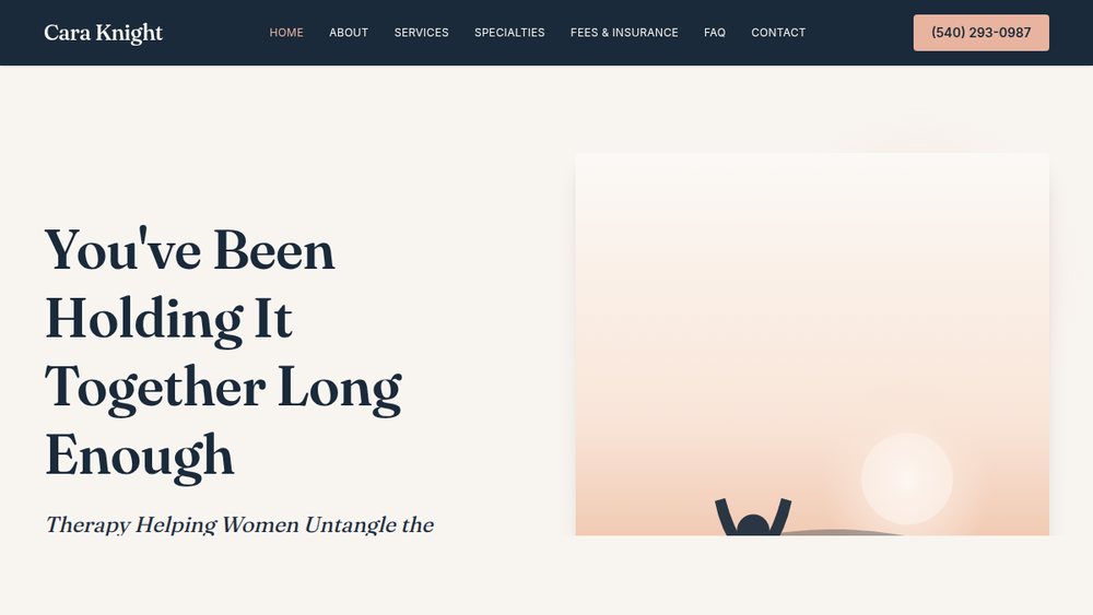 Cara Knight Counseling — homepage
